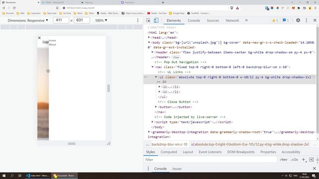 How To Create Responsive Side Navigation using TailwindCSS & AlpineJs смотреть онлайн