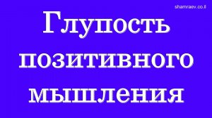 Глупость позитивного мышления 2023