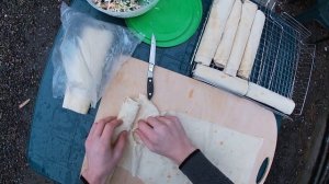 ЛАВАШ НА МАНГАЛЕ С НАЧИНКОЙ