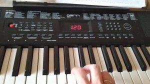 Пример звучания синтезатора Denn DEK494
