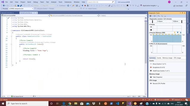 Git Rebase, Reset and Revert commands using Visual Studio - tutorials