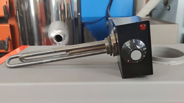 Блок ТЭНов ТЭНБР 3 кВт 1 1/4" с терморегулятором для водогрейных титанов и котлов смотреть онлайн