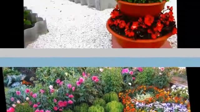 Клумбы и цветники  Оформление клумб и цветников  на даче7