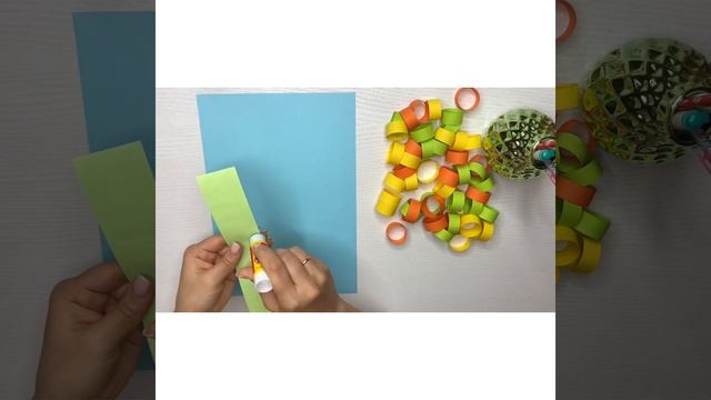 Осеннее дерево. Поделка для детского сада. смотреть онлайн