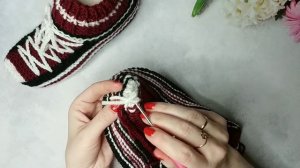 Удобные носки-кеды спицами,без шва по подошве.