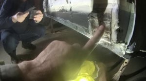 Замена порога на Пассат Б3  Без опыта, в домашних условиях часть 5.