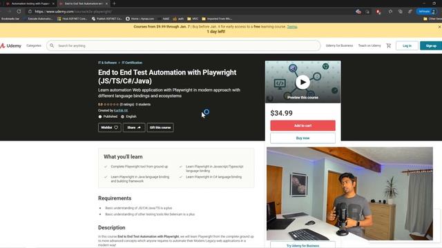 End to End Test Automation with Playwright - JS/TS/Java/C# language bindings
