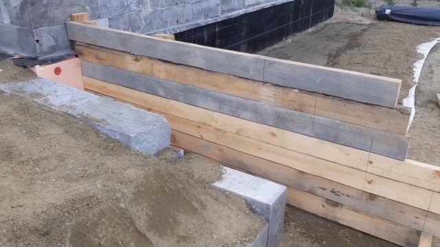 Крыльцо-терраса из бетона своими руками. Несъемная опалубка