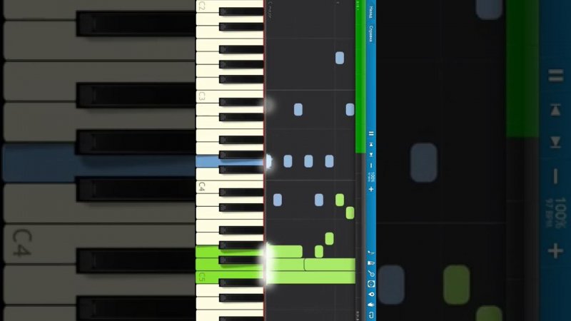 Многоточие - В Жизни Так Бывает - Как играть на пианино #shorts #pianotutorial #synthesia