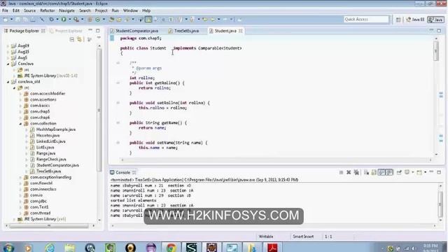 Java J2EE Online Training Classes | Core Java Classes  | Java Collections Day1 Class| H2KInfosys