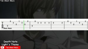 Death Note OST - Light's Theme Guitar Tutorial
