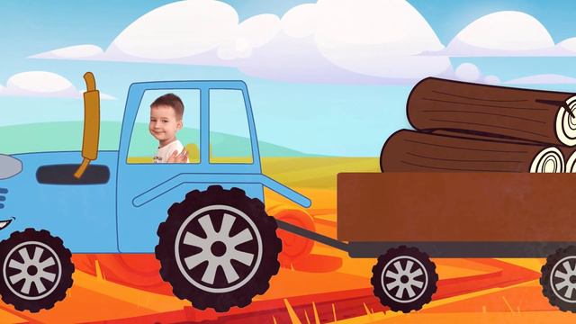 Синий Трактор - Головоломка! Учим фигуры смотреть онлайн