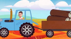 Синий Трактор - Головоломка! Учим фигуры