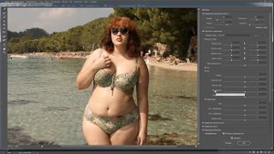 КАК УБРАТЬ ЖИВОТ В ФОТОШОП