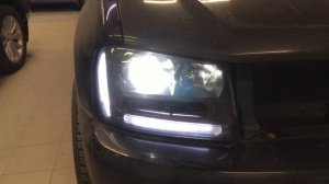 Chevrolet TrailBlazer 1 поколение тюнинг фар установка диодных линз