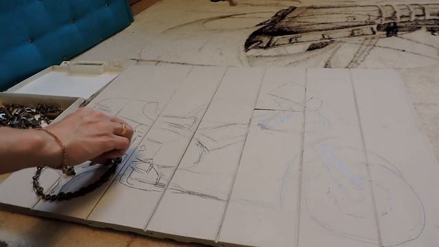 Картина из металлических деталек / Picture from metal details смотреть онлайн