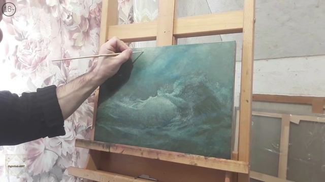 Как нарисовать реалистичный морской пейзаж с помощью техники оптических просветов (ТОП)