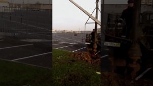 установка опор ЛЭП св95