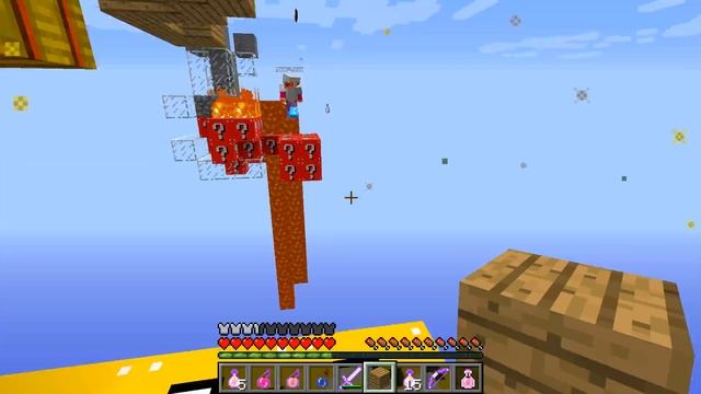 КРАСНЫЙ ЛАКИ БЛОК ОСТРОВ VS ЖЁЛТЫЙ ЛАКИ БЛОК ОСТРОВ В МАЙНКРАФТ 100% ТРОЛЛИНГ ЛОВУШКА MINECRAFT смотреть онлайн