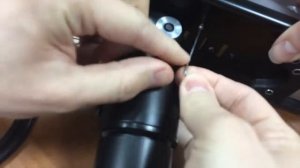 Установка пинпада на кронштейн Acronex