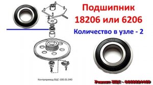 Подшипники виброцентобежного сепаратора БЦС - 50 (ремонт, замена, сервис, характеристика, каталог )