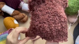 VLOG#4 шапка Teddy из букле, снуд по описанию Purl Soho, планы на детские шапки, покупки