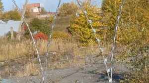 Город Березники. Провал. Провалился дом и автодорога. Мост у провала. Пермский край ( Пермская обл.