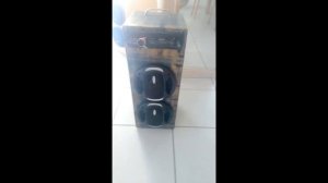 Портативная колонка  из автомобильного мп3 плеера.