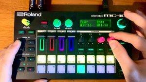 Atmospheric Synthwave on the Roland MC-101 only!