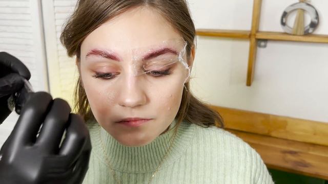 Долговременная укладка бровей в 3 этапа