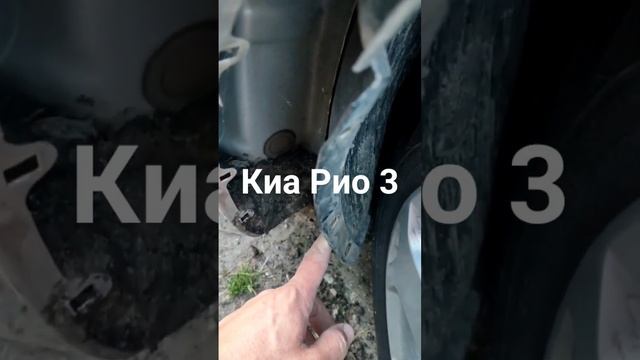 Киа Рио 3 земля под крыльями