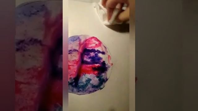 Рисуем космос акварелью/Колибри Ли #КолибриЛи смотреть онлайн