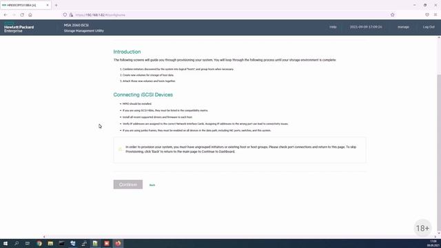 Быстрый старт HPE MSA 2060 — от первого запуска до предоставления томов виртуальной среде VMWare смотреть онлайн