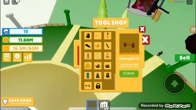 Играю в игру ROBLOX в BiG LiFTiNG SiMuLaToR(Игра Кукибой)