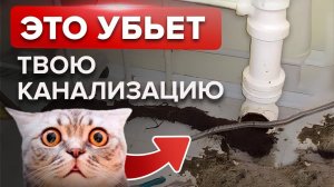 5 УБИЙЦ септика в ЧАСТНОМ доме / ЭТО засоряет канализацию