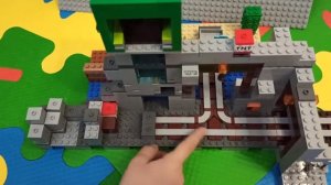 LEGO MINECRAFT шахта Крипера обзор