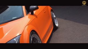 Audi TT Rs Full Wrap Sticker Orange By Prospacecarwrap