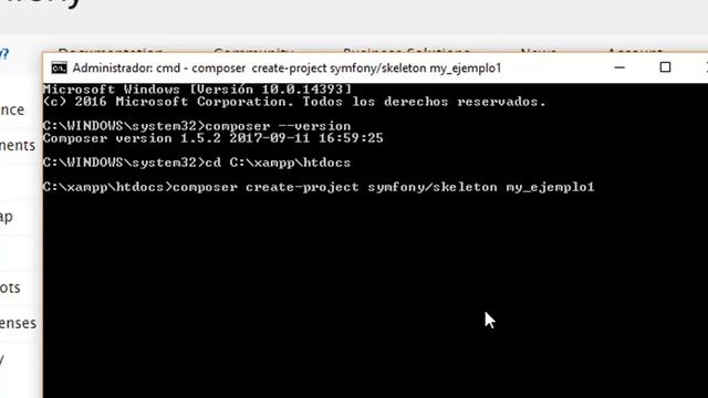 Symfony 4 - instalando