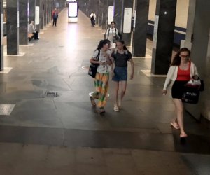 МОСКОВСКОЕ МЕТРО ГЛАЗАМИ ПИТЕРБУРЖЦА, Влог прогулка по станциям Водный стадион и Речной вокзал