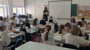 Урок русского языка в 3 В классе Написание суффиксов -ИК, -ЕК