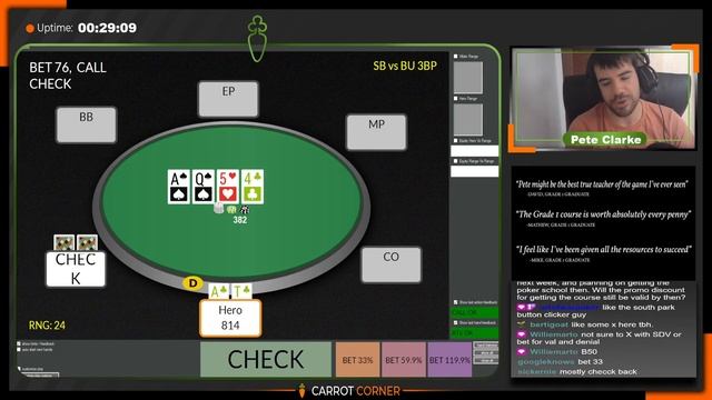 The Study Sessions #1 | Training BU vs SB 3Bet Pots in PIO Solver 2 смотреть онлайн