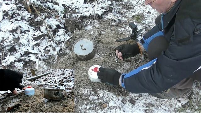 Газовая мини горелка ВRS весом 25грамм.Обзор и тест закипания литра воды. смотреть онлайн