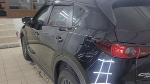 Антихром и тонирование фар на Mazda CX-5