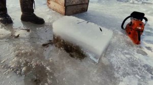 Лайфхак по оборудованию незамерзающей пожарной проруби.