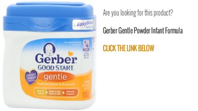 Gerber Gentle Powder Infant Formula смотреть онлайн