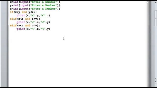 program for accept and display numbers in ascending order | display three numbers in ascending orde смотреть онлайн