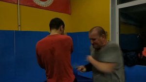 САО Стрела.Валерий Крючков. Упражнения с ножом.  Восьмёрки