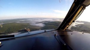 Посадка в аэропорту Мурманск. ВПП 31. Туман.