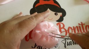 Flor Boleada com Botão  Bombê