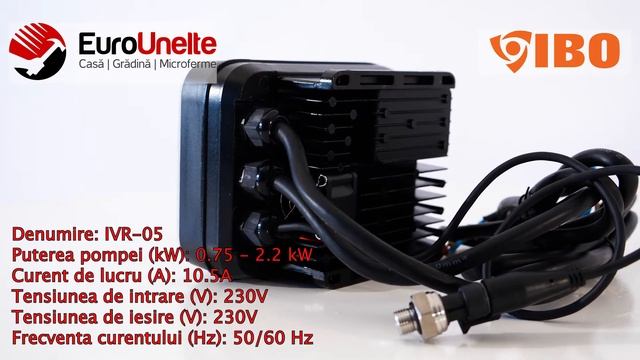 PANOU COMANDA POMPA, IBO DAMBAT IVR-05 (0.75-2.2KW / 10.5A / 230V), INVERTER PENTRU POMPE смотреть онлайн